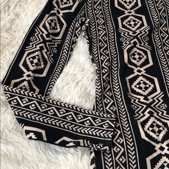 Black & Tan Printed Dress - Picture 4 of 5